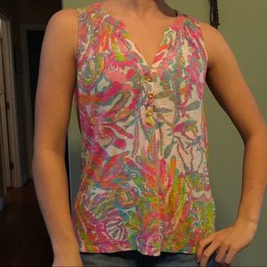 Lilly Pulitzer Essie Top “Scuba to Cuba”